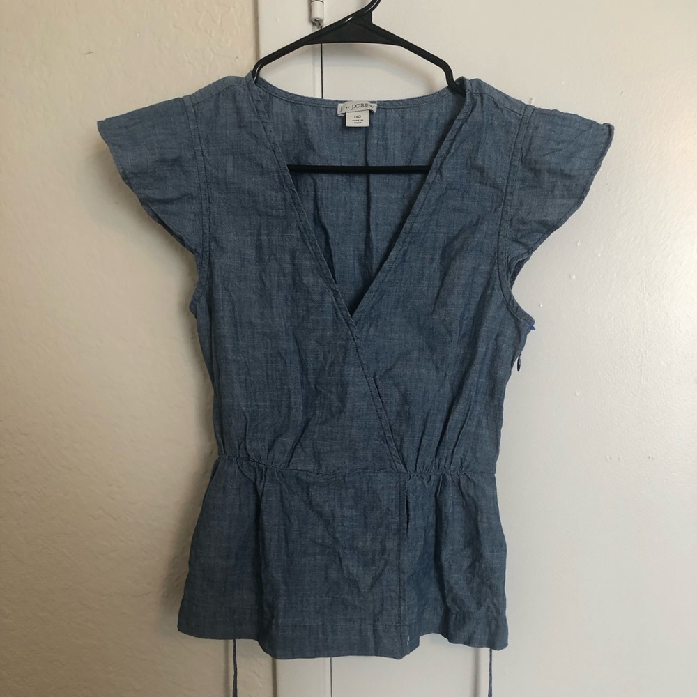 J Crew Chambray Blouse/Shirt - Size 00